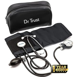 Dr Trust (USA) Sphygmomanometer Aneroid Type Manual Blood pressure monitor with stethoscope