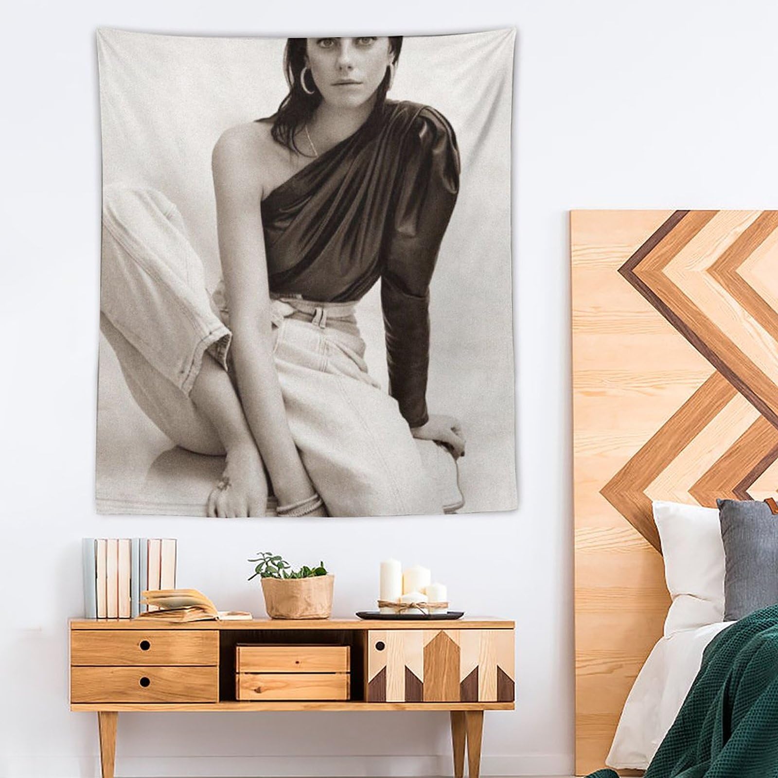 Arazzo Da Parete FLYUFO Con Stampa Moderna – Poliestere, Dimensioni Variabili Da 75x100 A 150x230 Cm, Con Ganci - 2
