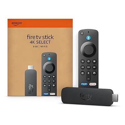 Amazon Fire TV Stick 4K Select (newest model), start streaming in 4K, AI-powered search, and free & live TV