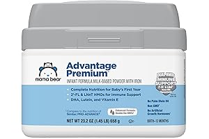 Amazon Brand - Mama Bear Advantage Premium Baby Formula Powder with 2'FL...