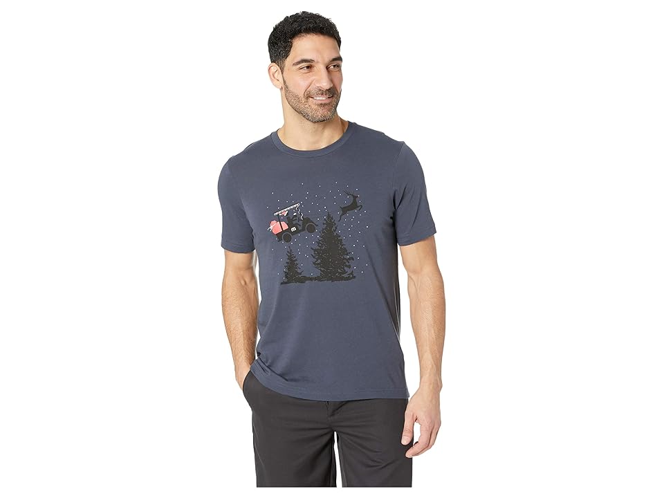 

TravisMathew White Out Tee (Blue Nights) Men's T Shirt