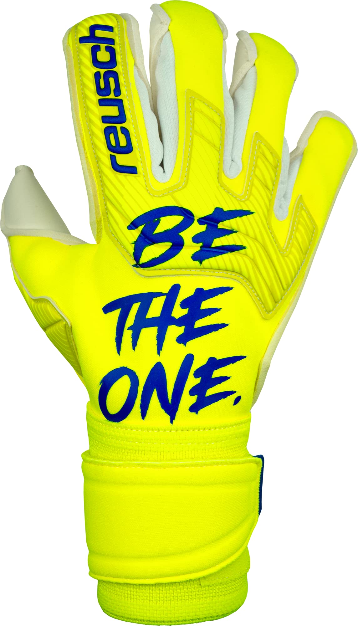 Reusch Attrakt Alpha-Guanti da Portiere Unisex con Taglio E Rivestimento Grip Gold X, Adatti per Tutte Le Superfici di Gioco, Calcio per Adulti Uomo