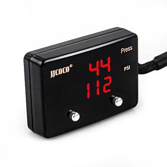 Dual Oil Pressure Gauge 232PSI LED Digital Display 12V Press Gauge Meter Kit with Oil Pressure Sensor for Car Truck Vehicle Automotive