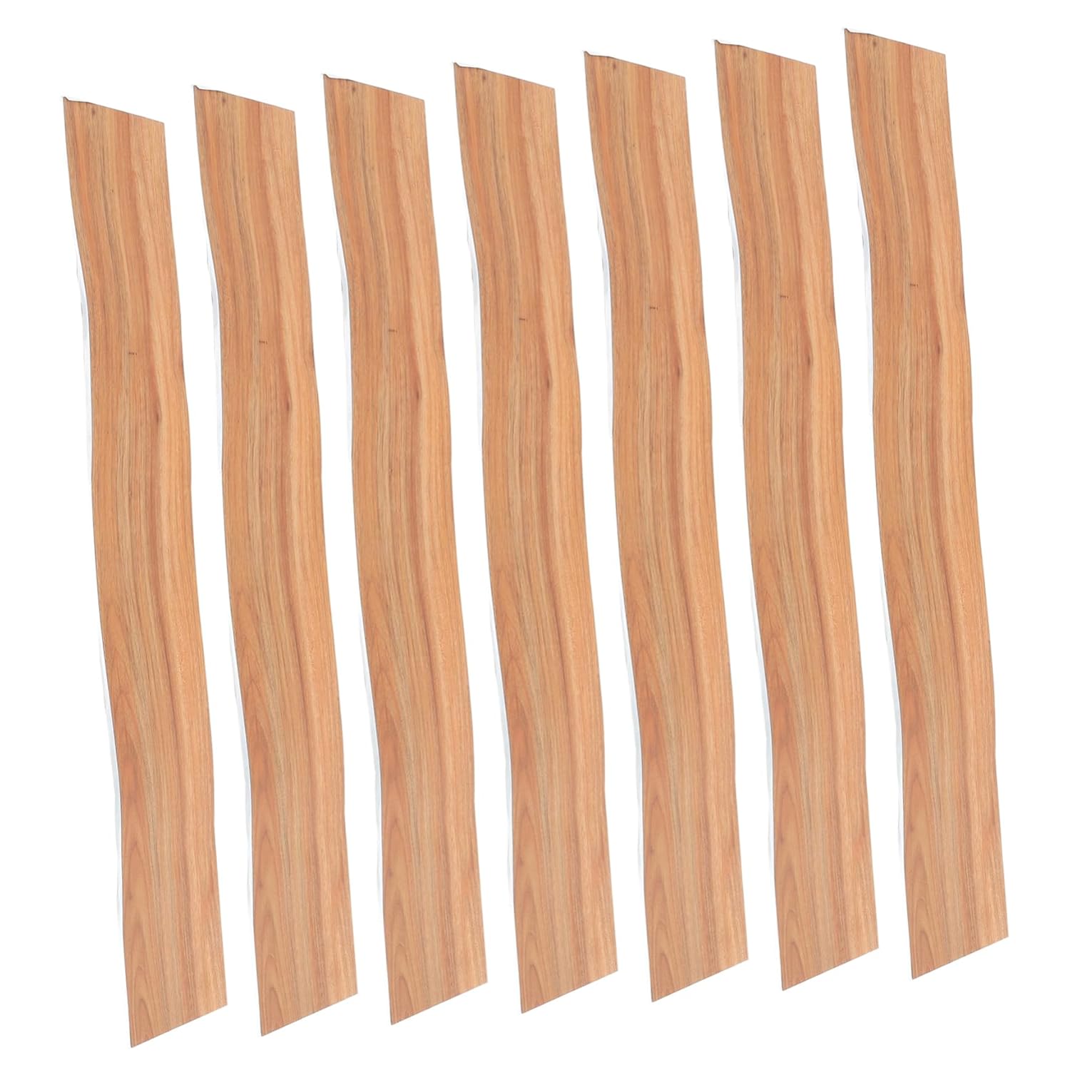 7pcs PVC Wood Grain Floor Tile Sticker Peel Stick Lvt Flooring Self-Adhesive Tile Decal Easy Install Wood Grain Pattern