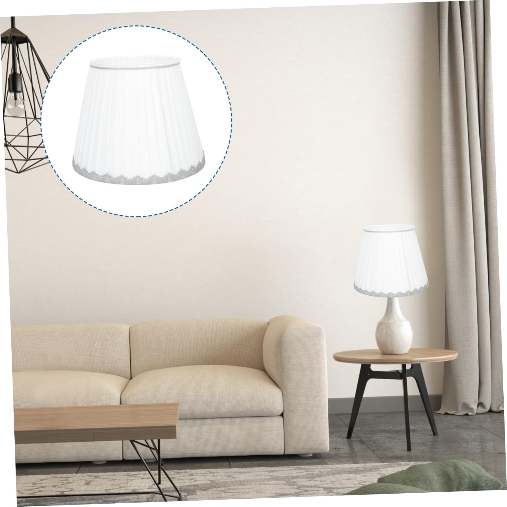 Homoyoyo Cubierta De Lámpara Pantalla De Tela Estilo Retro Para Lámpara De Escritorio Cubierta De Pantalla Para Dormitorio Sala De Estar