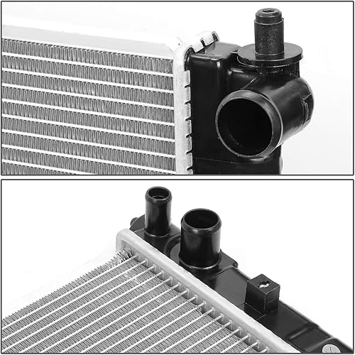 Miniatura 3 de DNA Motoring OEM-RA-2330 Reemplazo de radiador de enfriamiento de núcleo de aluminio atornillado estilo OE compatible con 00-01 Mazda MPV ATMT,