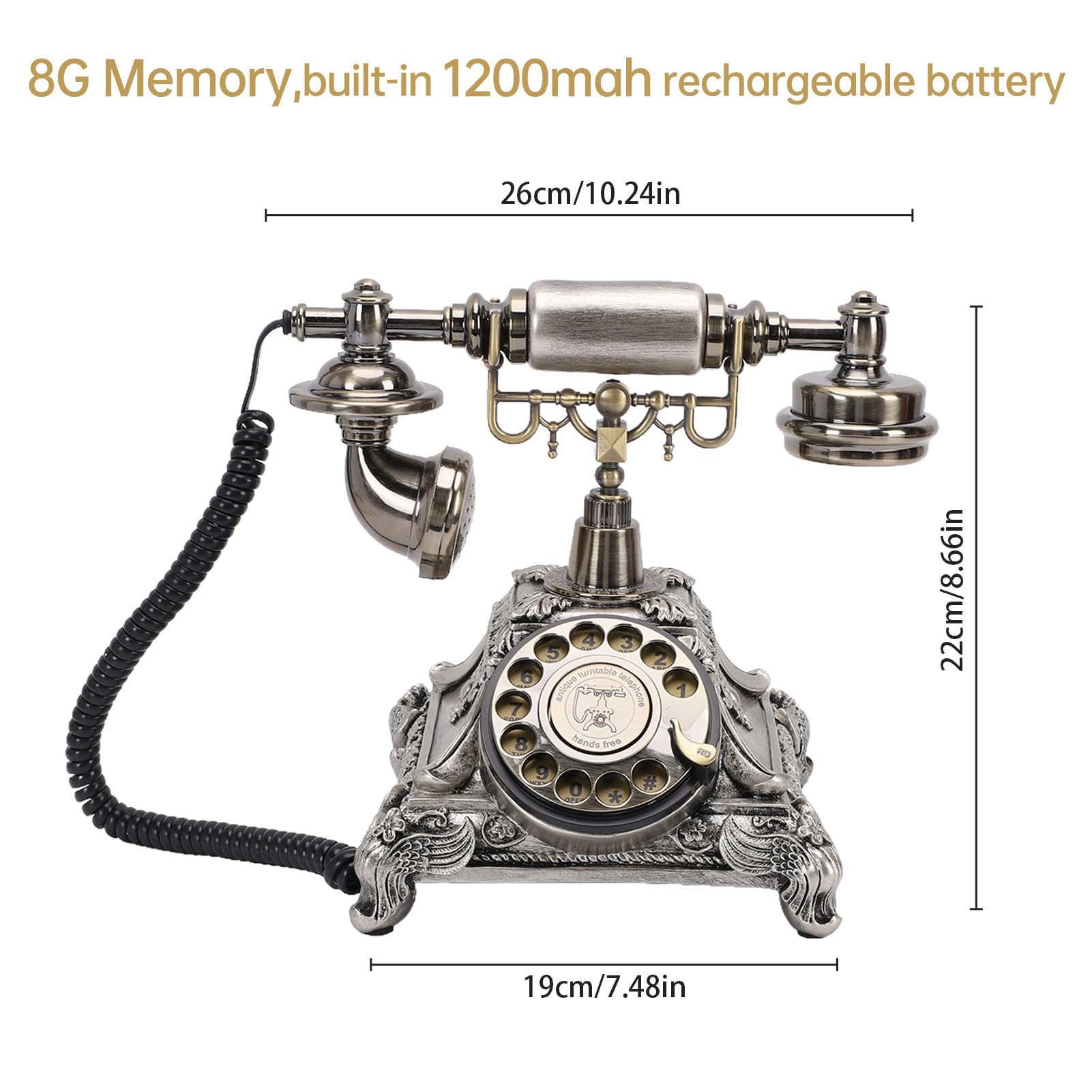 Audio Gästebuch Hochzeit Telefon, Audio Gästebuch Telefon | Unterstützen persönliche Sprachnachrichten, Audio-Gästebuch für Hochzeiten, Geburtstage, Geständnisse, Partys