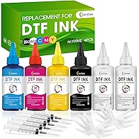 Vista 9 de Tinta DTF Prémium 3000ML - Tinta de transferencia DTF para película PET, Tinta DTF recargable para Epson ET-8550, L1800, L800, XP15000, R2400, P400