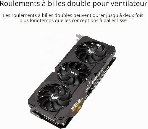 ASUS TUF Gaming - Tarjeta gráfica NVIDIA GeForce RTX 3080 V2 OC Edition (PCIe 4.0, 10GB GDDR6X, LHR, HDMI 2.1, DisplayPort 1.4a, rodamientos de ventilador de doble bola, certificación de grado militar - 5