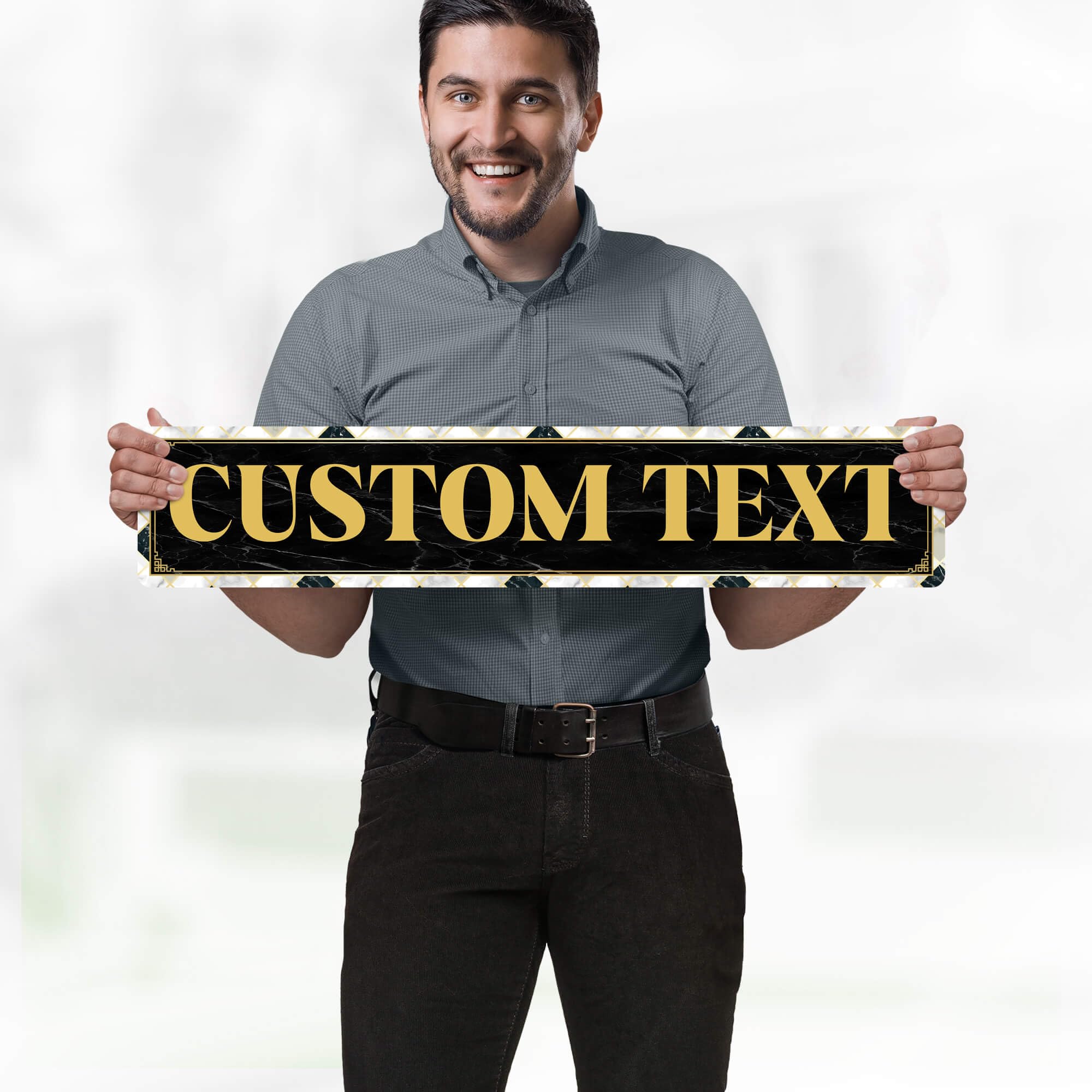 Aluminum Custom Sign Custom Street Sign By My Sign Center - 24x24 Inch ...