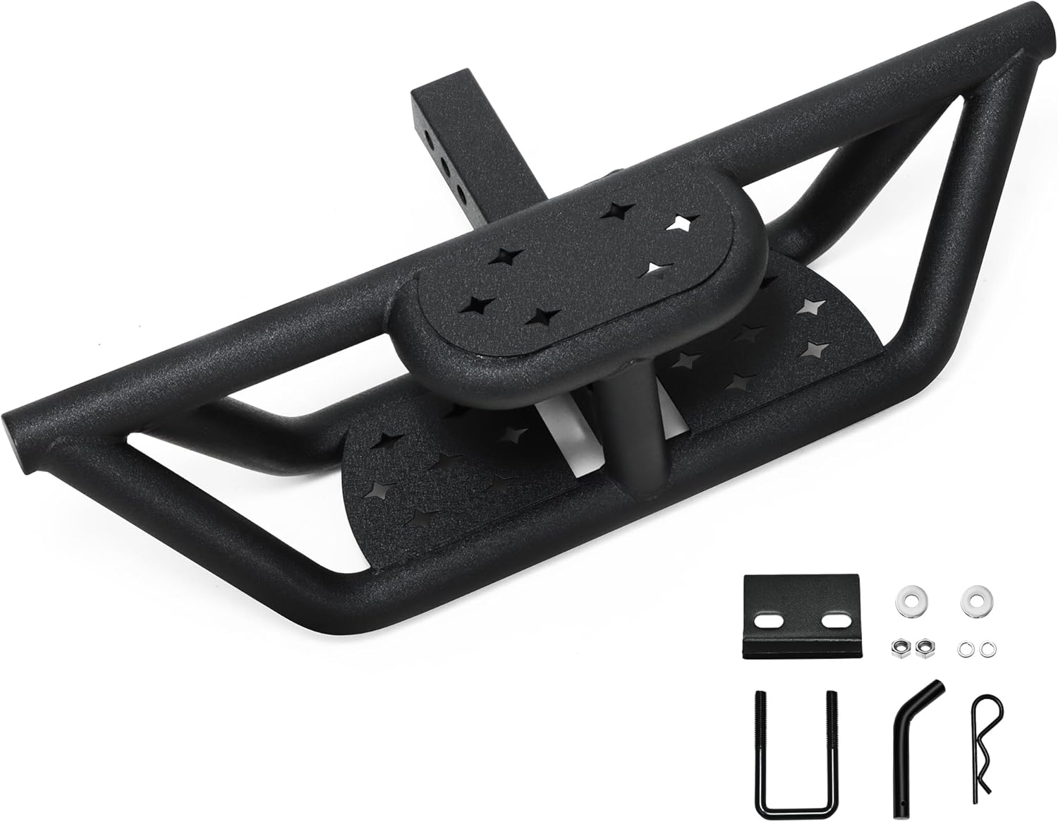 Bumper Guard Hitch Step Protector AUSUM MOTOR Trailer Steps for Truck Pickup SUV Car