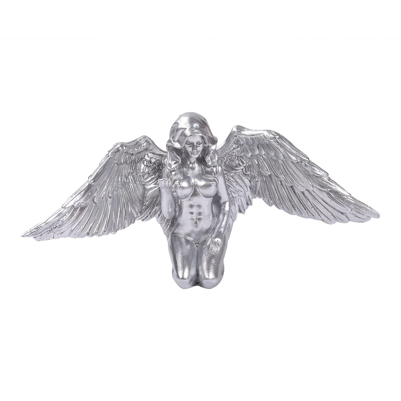 Buy Art Angel Female Woman Wing Kneeling Cloak Hat Angel Fairies