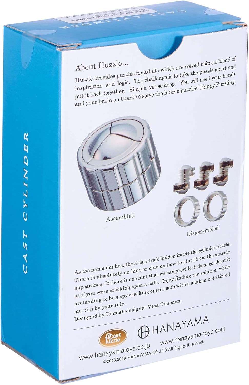 EUREKA 515058" Huzzle Cast Cylinder Puzzle