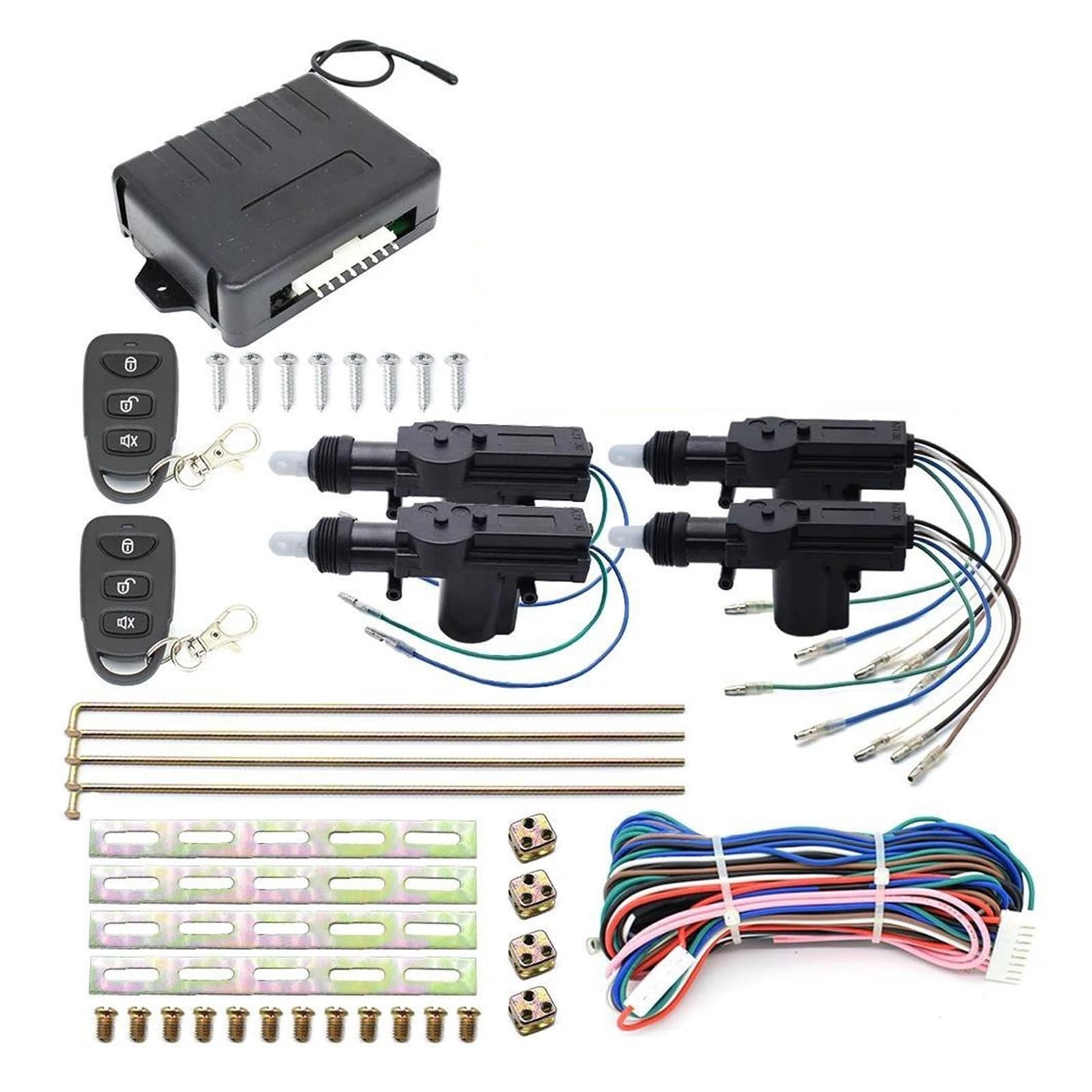 Car Door Lock Mechanism Universal Central Locking with Motor System Auto Door Lock Keyless Entry
