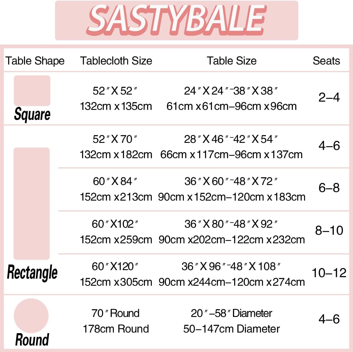 SASTYBALE Valentines Tablecloth Rectangular, Washable Table Cloth Spillproof Red & Pink Love Hearts Table Cover for Dining Anniversary Wedding Party Valentine's Day Decor (60"x102")