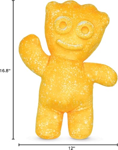 Vista 12 de iscream Sour Patch Kids - Mini almohada de personaje de caramelo en relieve de 8.5 x 6.25 pulgadas, color rojo Red Sour Patch Kid