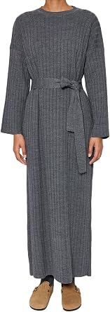 Trendyol Women's Dress - Gray - Basic Dress (Pack of 1)