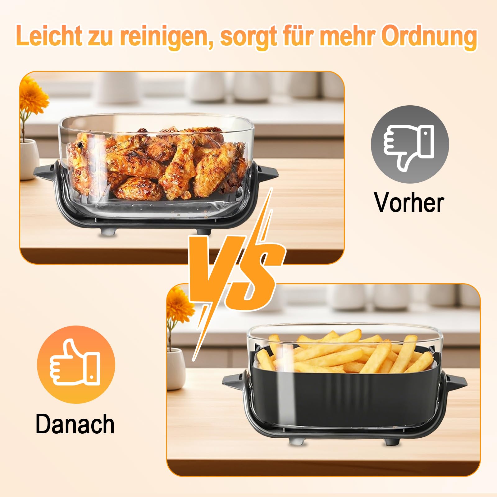 Accessoires Air Fryer pour Ninja CRISPi FN101EU & Pro (8PCS)