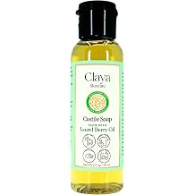 Laurel Berry Liquid Castile Soap Organic Ingredients, Biodegradable, Gentle for Sensitive Skin and Versatile Use Trave Size 2 fl oz