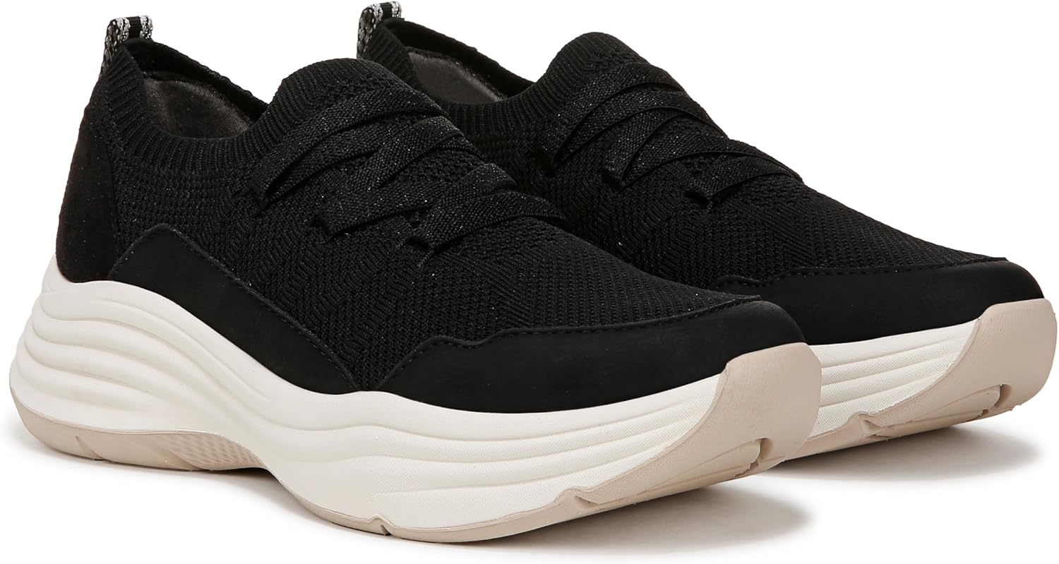 LifeStride Women's Impact Sneaker Black 8 W