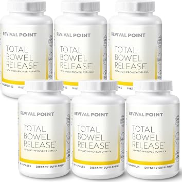 Total Bowel Release Digestion Supplement for Regularity, Gut Health for Women and Men, Digestive Comfort - Bowel Movement Supplements with Kiwi Extract, Triphala, Probiotics 60ct