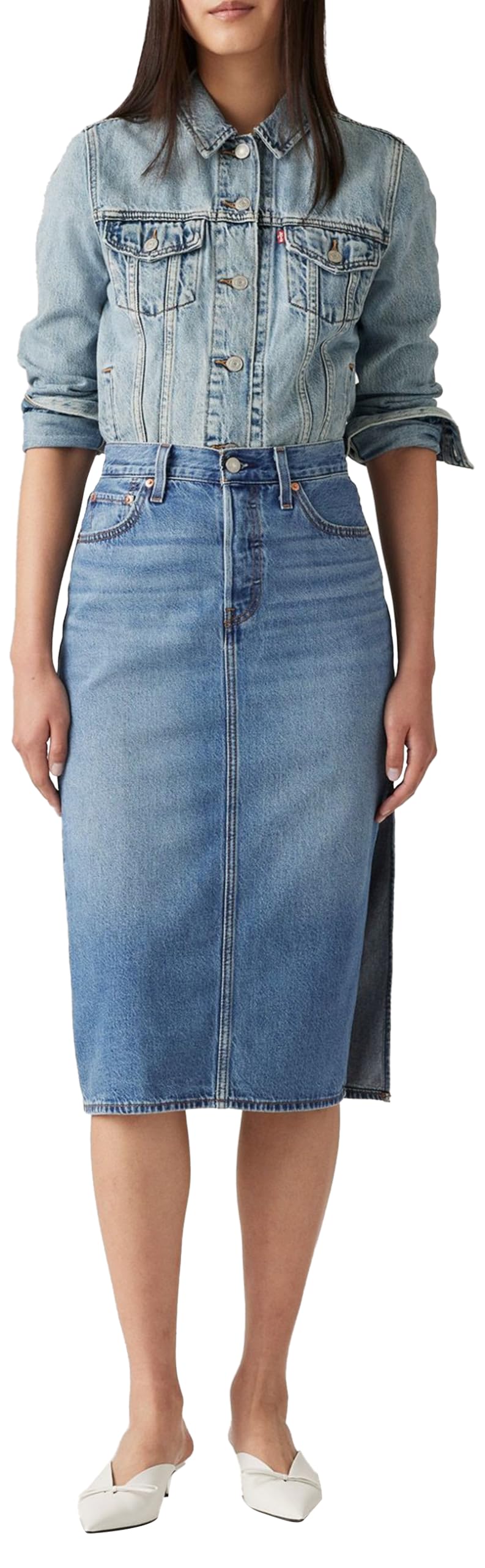 Levi's Women's Side Slit, Artist Divided, 23