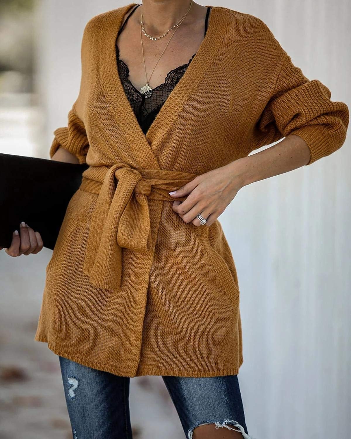 waist length cardigan sweaters