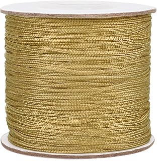 PH PandaHall 100 Yards 1mm Nylon Chinese Knotting Cord Nylon Cord Thread for Braided Bracelets Beading Necklaces Macrame Wind Chime Lift Shade Blind Gardening Plant
