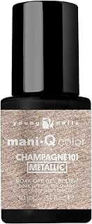 Young Nails Mani-Q Gel Polish, Color Gel Nail Polish For Natural Or Artificial Nails, Cure With LED Or UV Light, Soak Off Gel Polish 0.34 fl oz.