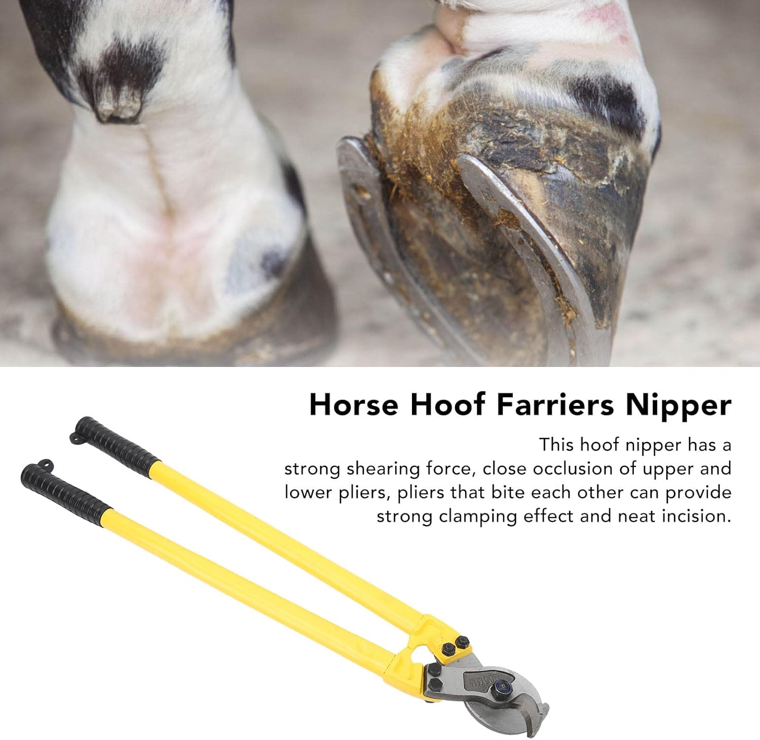 Goats Hoof Nipper Iron Steel Multi Purpose Hoof Trimming Clipper Farrier Tool for Cattle Sheep Horses