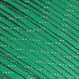 Fluorescent Reflective 550 Type III Guyline Tent Rope Camping Survival Cord High-Visibility Paracord (Reflective Kelly Green, 100 Feet)