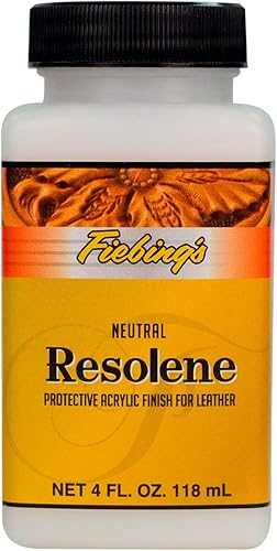 Fiebings Protector de acabado de cuero acrílico Resolene - 4 onzas Neutro