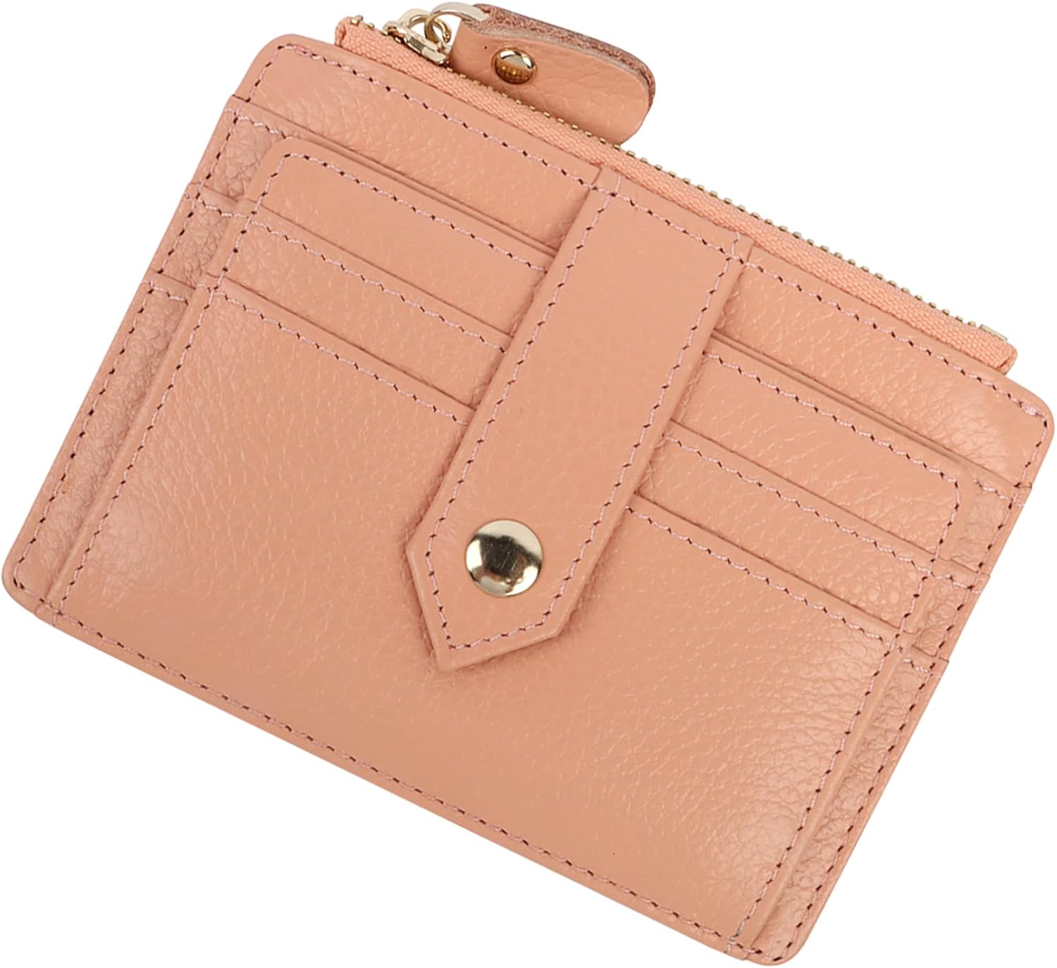 Portachiavi Portafoglio Trifold Portafoglio Donna Porta Carte In Pelle PU Con Cuore Ricamato, Wristlet Pochette Portafoglio Con Cerniera E Cinturino Da Polso Porta Carte Di Credito Donna - Foto 2