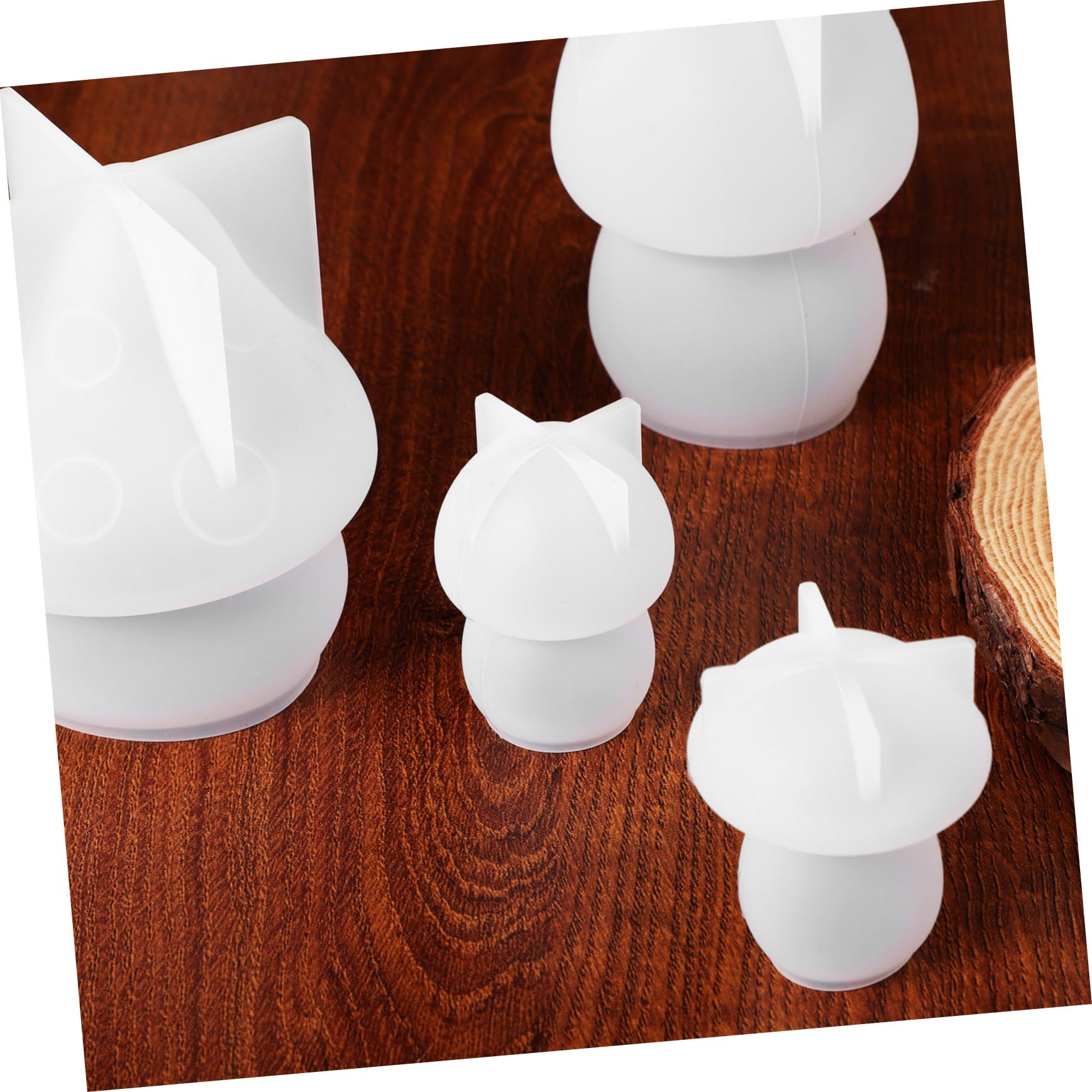 OSALADI 3 Set Stampo Silicone Per Creare Barattoli Decorativi E Pratici Stampo Silicone Flessibile Per Diy E Epossidica Mold Per Barattoli Unici E Stile Moderno 5 Pezzi*3