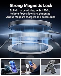 ESR for iPhone 16 Plus Case (4 in 1) Set, Translucent Matte Case, Compatible with MagSafe, Military-Grade Protection, Classic Series,Clear