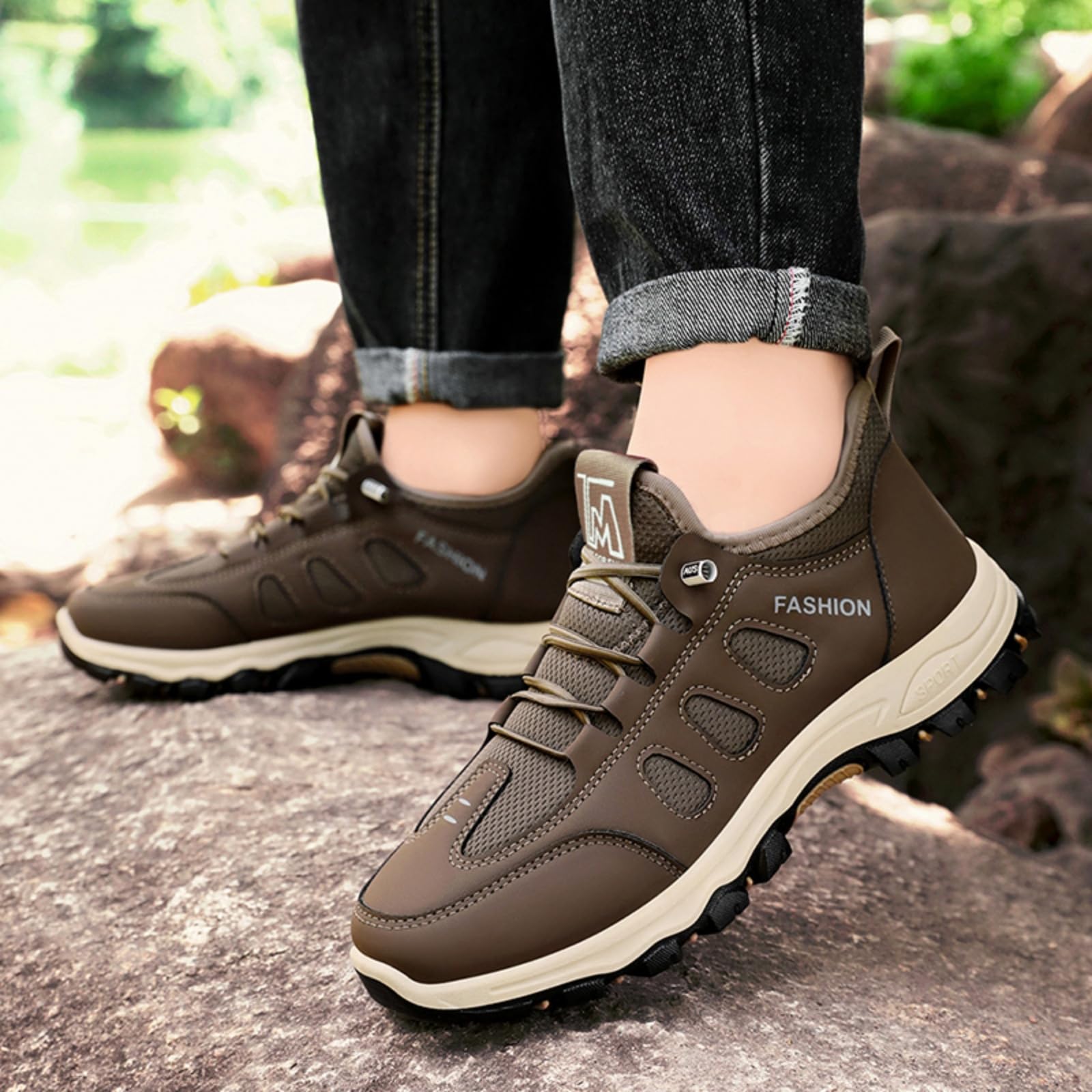 Męskie wsuwane buty trekkingowe lekkie buty outdoorowe
