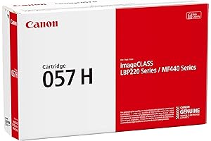 Canon 057 Black Genuine Toner Cartridge (3010C001), 1-Pack for imageCLASS MF449dw, MF448dw,...