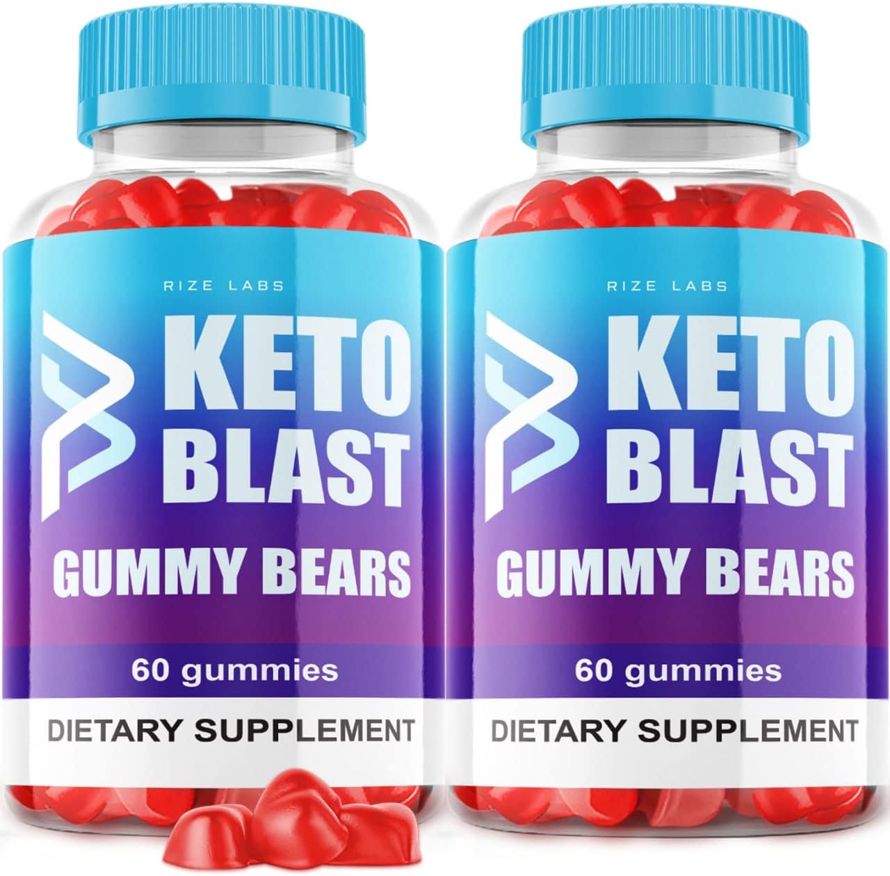 (2 Pack) Keto Blast ACV Gummy Bears Keto Blast ACV Gummies
