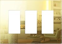 Vista 94 de LIDER Placa de pared metálica decorativa, resistente a la temperatura y al impacto, acero inoxidable 430, cubierta sin tornillos, mejora