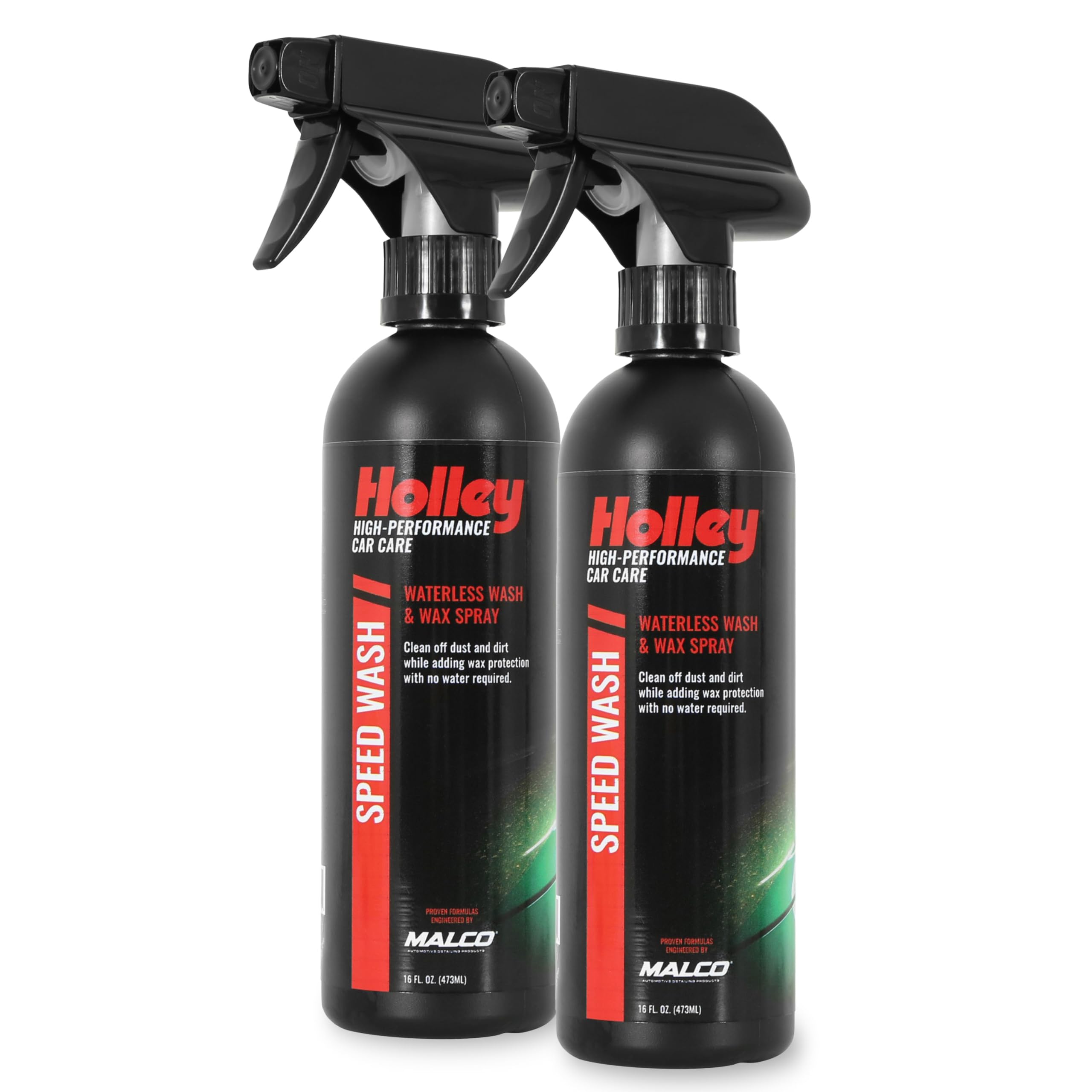 Holley Speed Wash - Waterless Wash &amp; Wax Spray - 16 oz. (2 Pack)