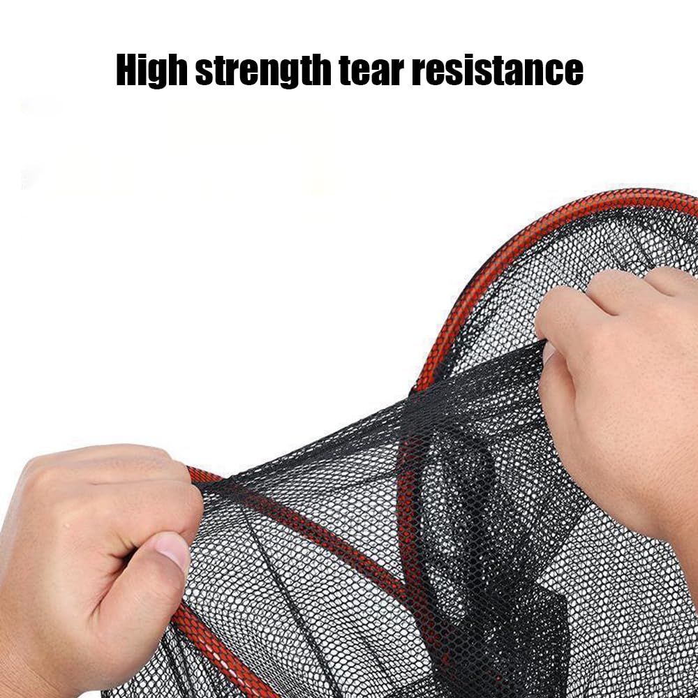 DONGKER Panier a Poissons Flottant,Cage de Rangement Pliable pour Poissons d'eau Douce avec Corde d'attache pour la Pêche en Plein Air
