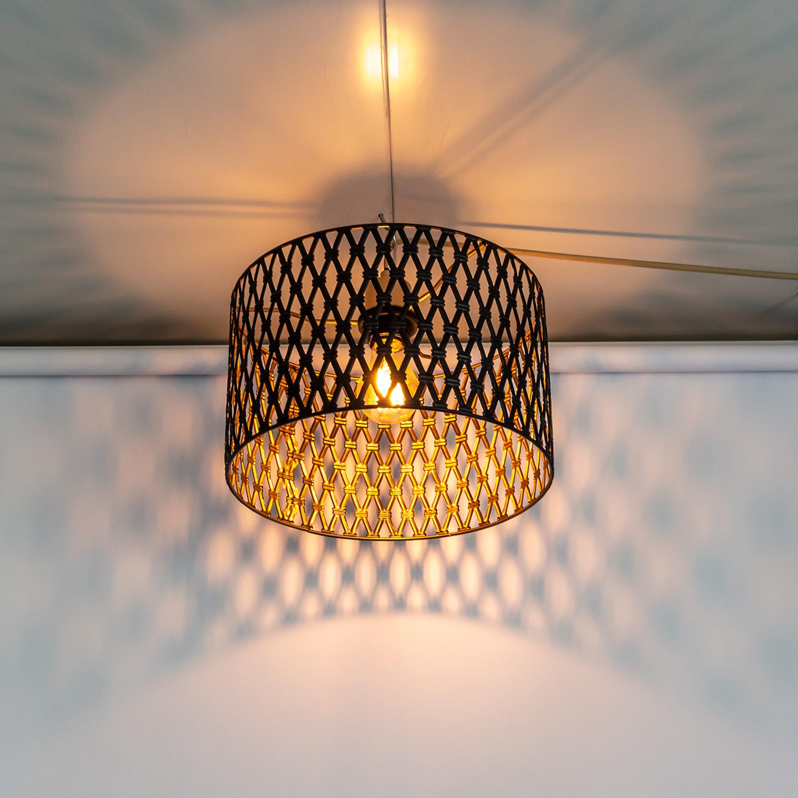 Klosz, klosze lampy Geometryczny design, E27 E14 abażur do lampy sufitowej lampy stołowej