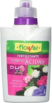 Flower Acid Plant Liquid Fertilizer 500 ml for Hydrangea, Gardenias, Camellias and Azaleas, Stimulates Flowering and Coloring, Acidifies the Medium, 10 x 6 x 19 cm