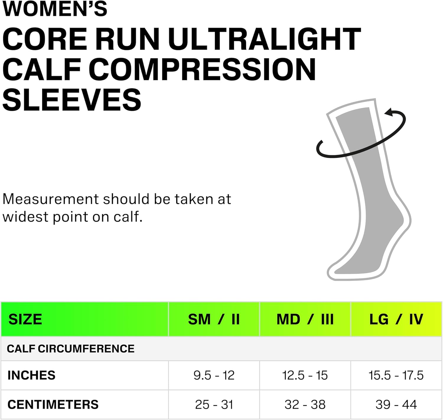 CEP Womens Core Run Ultralight 20-30 mmHg Calf Sleeves – Performance Compression Support, Quick-Dry for Running - Image 7