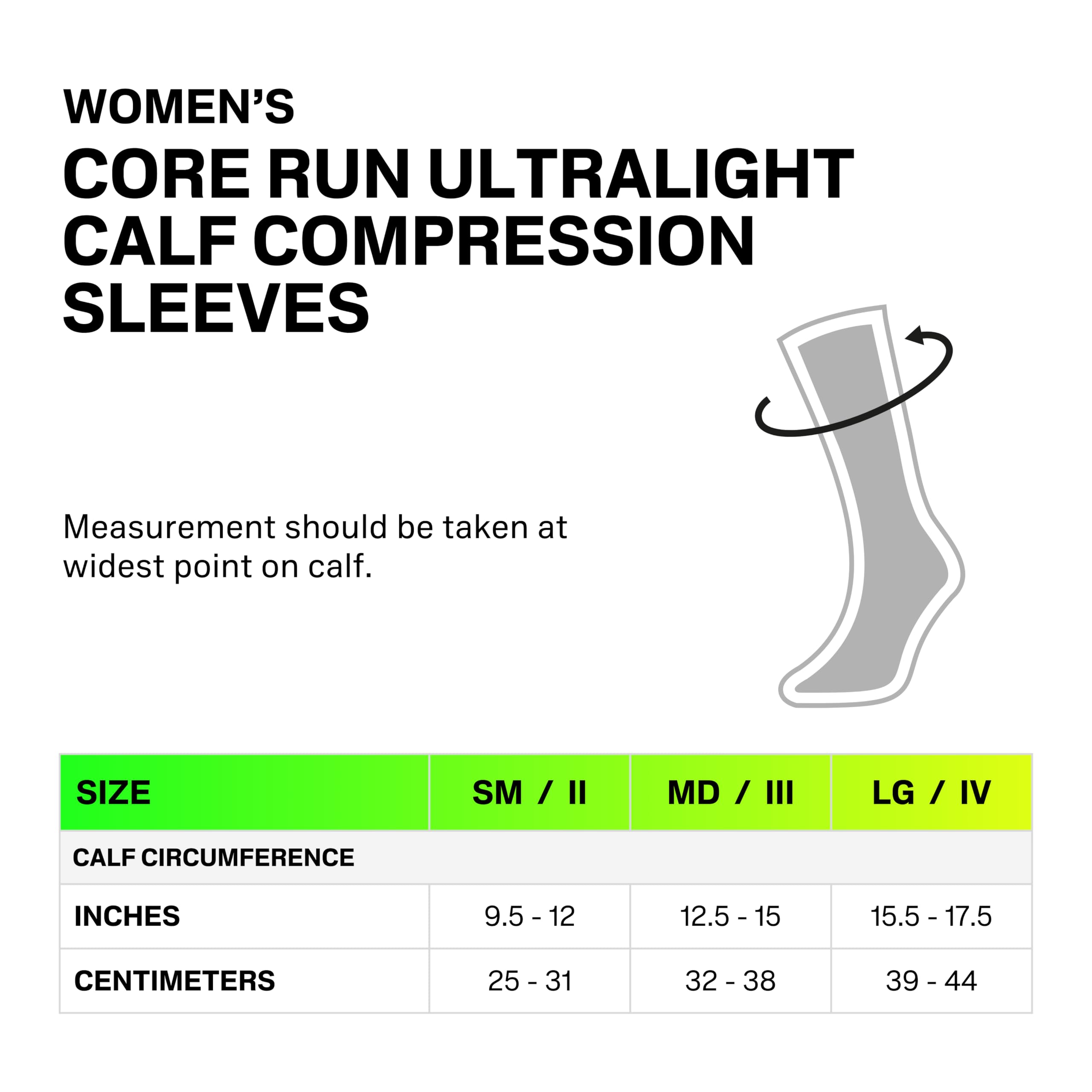 CEP Damen Core Run Ultralight 20-30 mmHg Wadenbandagen – Leistungskompressionsunterstützung, schnelltrocknend zum Laufen