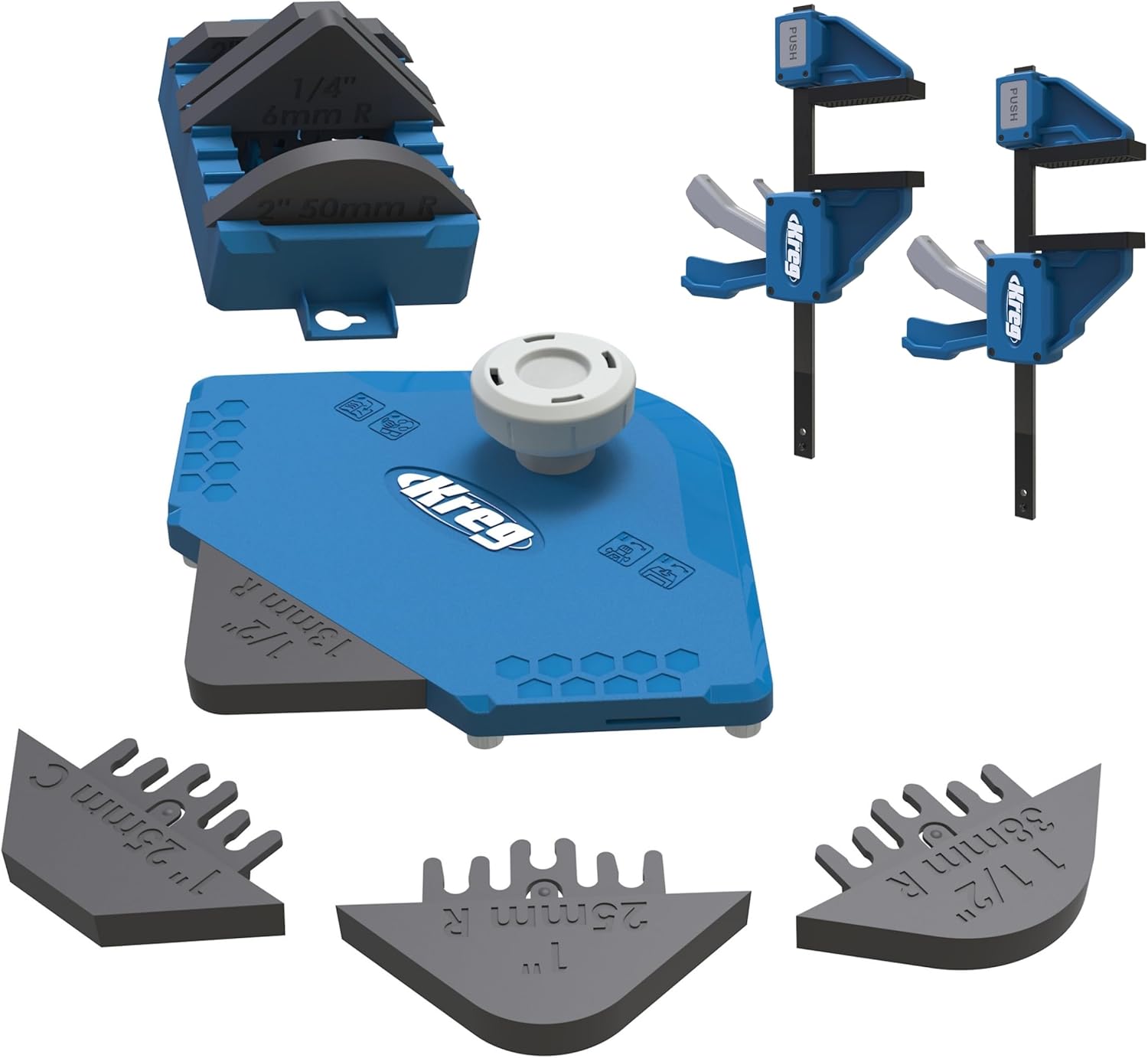 Kreg PRS1000 Corner Routing Guide with 6" VersaGrip Clamps