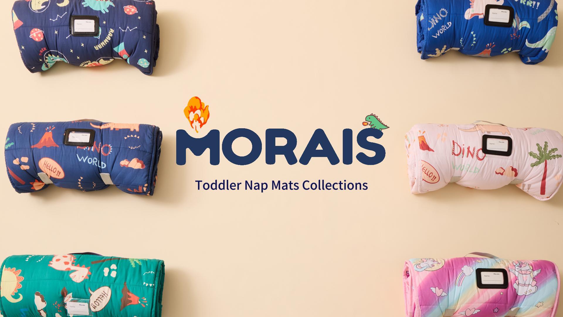 Tapis De Sieste Pour Tout-petits – 46x20 Pouces, étoiles Bleu Marine, Oreiller Et Couverture Intégrés – Pliable Et Portable – Pour école Et Voyage