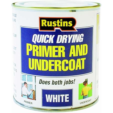 Rustins WHPU500 500ml Quick Dry Primer Undercoat - White
