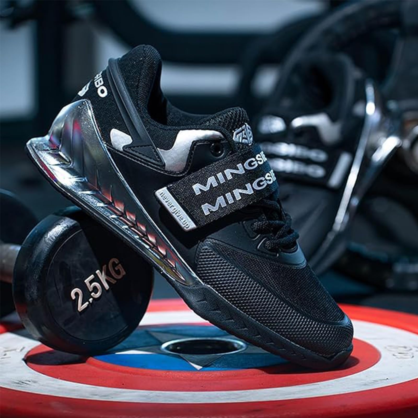 Zapatillas De Culturismo, para Levantamiento De Pesas, Powerlifting Y Sentadillas, para Entrenamiento Gimnasio Descalzo Hombres