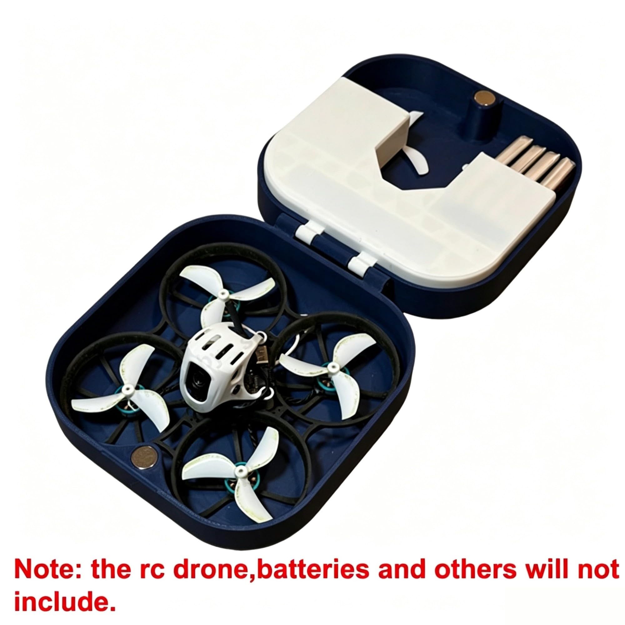 Compatibile con BetaFPV Meteor 75 Pro Custodia Drone Doppio Strato | Contenitore antiurto, trasporto comodo per pezzi drone FPV